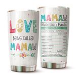 Kozmoz Inspire Love Being Called Mamaw Coffee Tumbler 20oz - Gifts For Women Grandma Coffee Tumbler Mothers Day Gifts - Gift Women Grandma Gifts -Gifts From Grandson Grandkids Grandma Tumbler