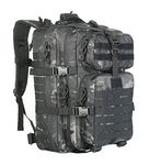 Coolton Tactical Backpacks,Multicam Military Army Molle for Hiking, Camping, Hunting