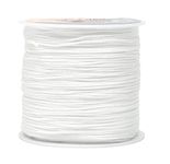 UNIQUELLA 1.8 mm 200 Yards Roll Roman Blind Lift Cord - White Polyester Shade Blinds Pull String Cord for Blinds.