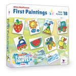 TOYKRAFTT Finger Painting for Toddlers, 4-in-1 Activity Toys for 2+ Year Old, Non Toxic Child Safe Colours for Kids, Gift for 2 to 5 Year Olds, (First Paintings)