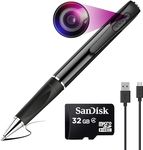 Dr Vision 32GB Spy Camera Pen, Spy Wireless Full HD 1080P Mini Spy Camcorder Video Audio Recording,Spy Camera 1080p Video Recorder for Business Meeting Outdoor Indoor