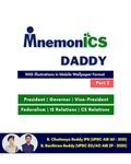 Mnemonics Daddy: An Aid to Remember Indian Polity (MnemonICS Daddy Indian Polity Book 2)