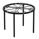 1 PCS Plant Stand-Heavy Duty Flower Pot Stand, 7.87 Inch, Multiple Plant Rack Holder Rustproof Metal Round Shelf for Room Indoor and Outdoor Courtyard, Gardens.