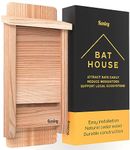 Kenley Bat House - Outdoor Bat Box Shelter with Single Chamber - Handcrafted from Cedar Wood - Easy for Bats to Land and Roost - Weather Resistant & Ready to Install