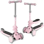 Toddler Scooters for Kids 2-5,3 Wheels Scooter for Kids 1-3 Years Old with Seat,Children Scooter for Toddlers/Kids Age 1-3/4-6/5-8