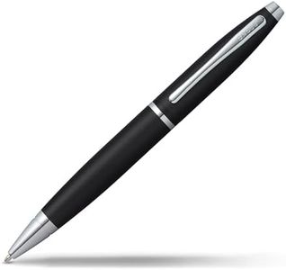 Cross Calais Refillable Ballpoint Pen Presented in a Luxury Gift Box - Medium Point, Black Ink, Matte Black