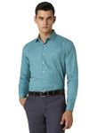 Van Heusen Men's Slim Fit Shirt (VHSFRSLB793105_Teal 40)