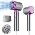 CUBTEM Hair Dryer,2400W Travel Diffuser Hairdryer,Professional Ionic Hair Dryer UK, Blow Dryer 110, 000 RPM High-Speed,Quick Drying Low Noise,Home Salon Hairdryers for Women and Men