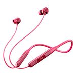 boAt Rockerz 255 ANC, 100Hrs Battery,Spatial Audio, Active Noise Cancellation(~32dB), Fast Charge(10Mins=24HRS),3Mics AIENx,13mm Drivers, Bluetooth Neckband, Wireless with Mic Earphones (Magenta Pop)