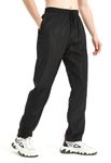 Idtswch 36" Long Inseam Tall Mens Sweatpant Joggers Golf Rain Pants Extra Long Breathable Waterproof Tracksuit Bottoms Jogging Zip Legs