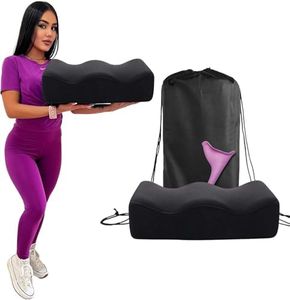 CURVEZ MD BBL Pillow After Surgery – Lifting Cushion for Sitting - Brazilian Butt Lift Recovery Pillow - BBL Recovery Must Haves for Post Surgery Supplies (Black)