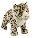 Animal Instincts Snow Mates Sophia Snow Leopard, Squeaky Soft Plush Chew Companion Dog Toy - Large