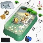 Turtle Tank Kit-New 2024-Turtle Tank Starter kit Includes UVA/UVB Light, Filter Water Pump, Multi-Function Sun Deck-Aquarium-Aquatic Turtle Tank,Reptile Terrarium.