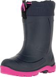 Kamik Girl's SNOBUSTER1 Boots, Navy/Magenta, 1 M US Little Kid