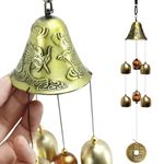 Wind Chimes, Wind Chimes for Garden, Chinese Lucky Metal Bell Wind Chimes Outdoor Indoor Home Decoration 40cm (Dragon)