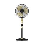 Crompton HighSpeed Torpedo 400 MM Pedestal Fan (Black Yellow) | High speed | Superior air delivery | smooth oscillation | height adjustment for desired air flow.
