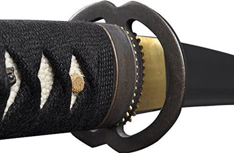HMS Handmade Tanto Sword - Hand-Forged 1045 Steel with Full Tang, Functional Samurai Short Small Sword for Martial Arts, Cosplay & Collectors