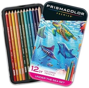 Prismacolor Premier Colored Pencils Soft Core Under The Sea Set Adult Coloring 12 Count