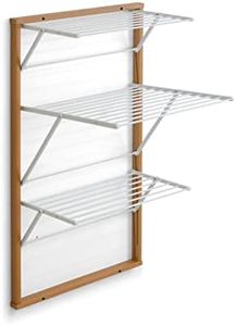 Arredamenti Italia Étendoir à Linge Mural Karim, Bois – Fermable – 16 m – Finition Cerise AR-It Le cœur du Bois