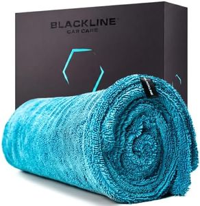 Blackline Microfiber Car Drying Towel 24"x36", 1300GSM Twisted Loop