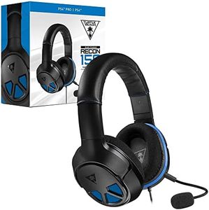 Turttle Beach Auriculares para Juegos Recon 150, Negro, PS4 y PC
