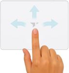 Turonic TP1 Wireless Touchpad, Bluetooth 2.4GHz, Type-C Rechargeable, 150x105mm Sensing Area, Up to 30H Use, 4 Touch Recognition, Multi-Device Connection, Windows Android Linux Compatible