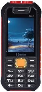 Snexian All-New Bold 50K Unique Design Dual Sim |Keypad Mobile| with 2.8" Display |Light Fan|Voice Changer|BT Dialer| Call Recording|5000 Mah Battery|FM|Camera|Feature Phone| Black Red
