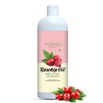 Young Chemist Natural Rosehip Seed Oil for Face & Skin Renewal - 1 Litre, Cold Pressed, Vitamin-Rich Moisturizer for All Skin Types