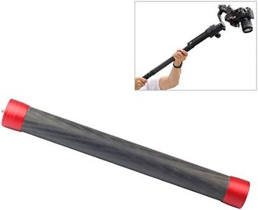 Extension Rod for Gimbal, PULUZ Extension Extender 13.8 inch Carbon Fiber Extension Monopod Pole Rod Extendable Stick for DJI/MOZA/Feiyu V2 / Zhiyun G5 / SPG Gimbal (Red)