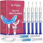 Sensitive Teeth Whitening Kit: LED Tray & 7X Gel. Home Use. Pain-Free. Enamel Safe. 1-2 Weeks, 1-9 Shades Whiter. 2-3X Faster Than Strip