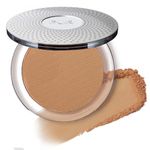 PÜR 4-in-1 Pressed Mineral Makeup Foundation, Full Coverage, SPF 15, Delivers Flawless, Breathable Coverage for All Skin Tones and Types, Gluten-Free, Vegan Friendly - Tan 8g
