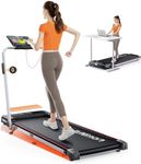 6 in 1 Folding Treadmill with 9% Incline, RUNIMON Walking Pad Treadmills for Home Foldable, 2.5HP Under Desk Running Pad Walk Pads Treadmill 1-12KM/H with LED Display, Magnetic Remote&APP Control