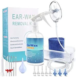 Shankuhl Ear Wax Removal Kit (2nd Generation) Ear Wax Remover Safe Ear Cleaner Medical Ear Cleaning Kit Tool 21 in 1 and Relief