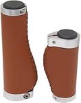 BBxunsless Bike Handle Grip, PVC Microfiber Artificial Leather, Long 22.2x135mm, Short 22.2x95mm, Ergonomic, Non-Slip, for Mountain Bike, Bicycle