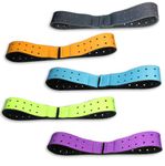 5 Pcs Replacement Heart Rate Monitor Bands, 0.8x14.2in Soft Heart Rate Strap Fitness Adjustable Armband Strap Waterproof Heart Rate Monitor Band for OTF Beat Heart Rate Sensor and for Theory Fitness