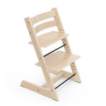 Stokke Tripp Trapp - Ergonomic Adjustable High Chair for Babies, Toddlers & Adults - Grow-with-Me Family Chair, Natural