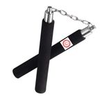 Gillz Sports Nunchaku Foam Handal for Martial Arts Training and Self-Defense Equipment - (Black)