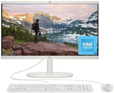 HP 22 inch All-in-One Desktop PC, FHD Display, Intel N200, 8 GB RAM, 256 GB SSD, Intel UHD Graphics, Windows 11 Home, 22-dg0012 (2024)