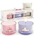 Candles Gifts for Women | Scented Candles Gift Set for Anxiety | 3 Scented Filled Votive Candles | Relaxation Gifts for Women | Relaxation Gifts for Women (Elegant Gifts Collection)