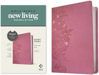 NLT Personal Size Giant Print Bible, Filament Edition, Pink