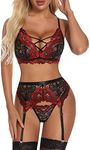 EVELIFE Women Lingerie Set with Gar