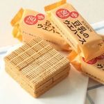 Japan Snack BOURBON Soybean Milk  Wafer Cookie, 112g (16 Pieces)