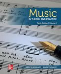 Music in Theory and Practice Volume 1 (B&B MUSIC)