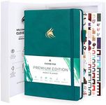 Clever Fox Planner Premium Edition Undated Luxurious Weekly & Monthly Planner to Increase Productivity and Hit Your Goals Organizer Start Anytime, A5, Lasts 1 Year, Dark Teal (Weekly)