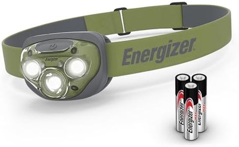 Energizer LED Headlamp Pro260, Rugged IPX4 Water Resistant Head Light, Ultra Bright Headlamps for Running, Camping, Outdoor, Storm Power Outage (Batteries Included)