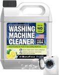 Maplefield - Washing Machine Cleaner and Deodorizer - 8oz - Eliminates Limescale, Detergent Residue, Odors - Up to 40 uses - Refreshing Lemon Scent - Ideal Laundry Machine Cleaner for All Washer Types