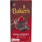 Baker's Semi-Sweet Baking Chocolate Squares, 8-Ounce Box