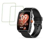 DVTECH® Pebble Mega Compatible Smartwatch Screen Protector Flexible Unbreakable Scratch resistance (Flexible Screen Protector) (Pack of 02)