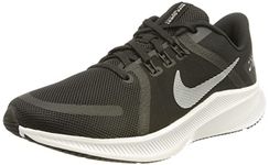 NIKE - BNWT & BOX - MEN - NIKE ZOOM QUEST 4 RUNNING SHOES SNEAKERS MEN DA1105-006 - 9 - black/white-dk smoke grey