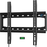 HOME VISION Fixed TV Wall Mount, Low Profile TV Mount for Most 26-65 inch Flat/Curved TVs, Wall Mount TV Bracket with Max VESA 400X400mm Holds up to 100lbs Fits 16'' Wood Studs for Space Saving